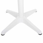 ΤΡΑΠΕΖΙ ΑΛΟΥΜΙΝΙΟΥ ΣΤΡΟΓΓΥΛΟ ALEXA HM6086.02 ΛΕΥΚΟ-POLYWOOD TOP ΦΥΣΙΚΟ Φ60x73Υεκ. - Image 6