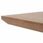 ΤΡΑΠΕΖΙ PAOLO HM9853 MDF ΜΕ ΚΑΠΛΑΜΑ ΦΡΑΞΙΝΟΥ-ΠΟΔΙΑ RUBBERWOOD-ΦΥΣΙΚΟ 180x90x75Yεκ - Image 6