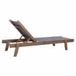 ΞΑΠΛΩΣΤΡΑ MILOS HM10685.02 ΞΥΛΟ ΟΞΙΑΣ ΣΕ ΚΑΡΥΔΙ-ΓΚΡΙ TEXTILENE 204x65x31,5-92,5Υεκ. - Image 5