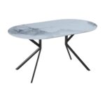 AXIS ΤΡΑΠΕΖΙ OFF WHITE ΜΕ ΟΨΗ ΜΑΡΜΑΡΟΥ 160x90x76 02-0618