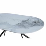 AXIS ΤΡΑΠΕΖΙ OFF WHITE ΜΕ ΟΨΗ ΜΑΡΜΑΡΟΥ 160x90x76 02-0618 - Image 2