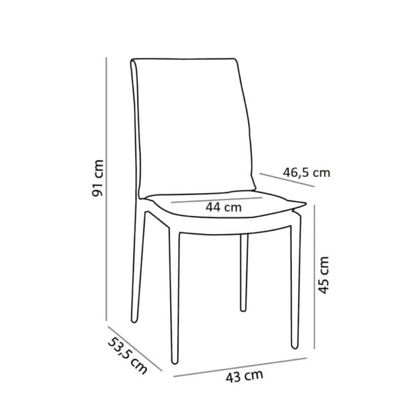 PILLOW ΚΑΡΕΚΛΑ ΓΚΡΙ 43x53.5x91 03-1055 - Image 5