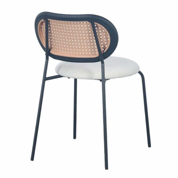 VINTAGE ΚΑΡΕΚΛΑ OFF WHITE 47x55x76 03-1062 - Image 3