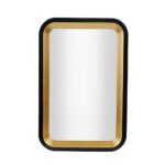 CONTRASTO ΚΑΘΡΕΠΤΗΣ ΜΑΥΡΟ ΧΡΥΣΟ 71x107 11-0552 - Image 2