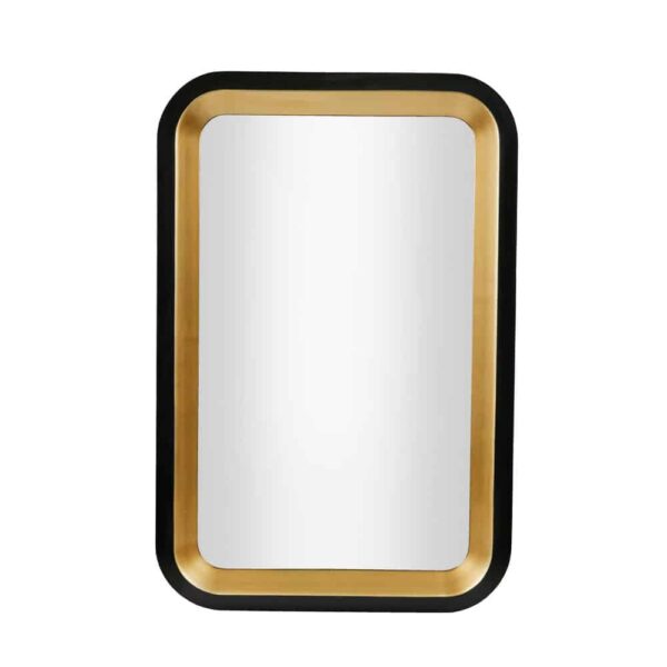 CONTRASTO ΚΑΘΡΕΠΤΗΣ ΜΑΥΡΟ ΧΡΥΣΟ 71x107 11-0552 - Image 2