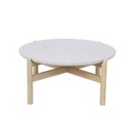 TERRAZZO COFFEE TABLE TERRAZZO ΦΥΣΙΚΟ ΑΝΟΙΧΤΟ 84.4x84.4x37 22-0054