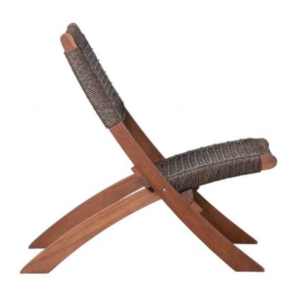 MESH ΚΑΡΕΚΛΑ ΠΤΥΣ/ΜΕΝΟ-Η ΚΑΦΕ ANTIQUE ΚΑΡΥΔΙ 78x60x72.5 22-0179 - Image 5