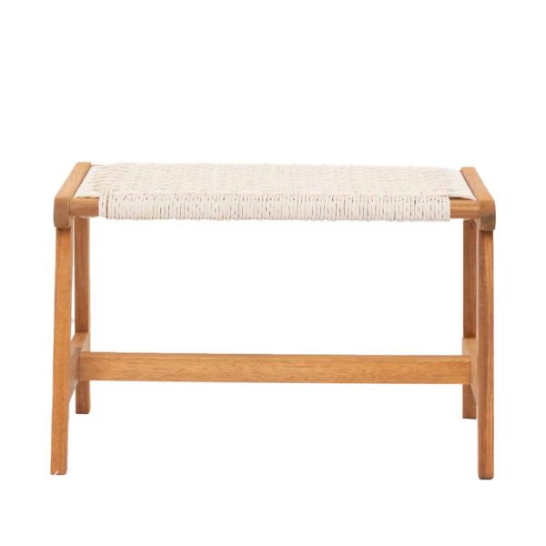 MESH ΣΚΑΜΠΟ ΛΕΥΚΟ ΦΥΣΙΚΟ 57x41x35.5 22-0182 - Image 2