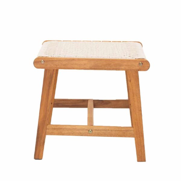 MESH ΣΚΑΜΠΟ ΛΕΥΚΟ ΦΥΣΙΚΟ 57x41x35.5 22-0182 - Image 3