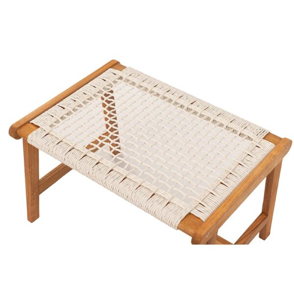 MESH ΣΚΑΜΠΟ ΛΕΥΚΟ ΦΥΣΙΚΟ 57x41x35.5 22-0182 - Image 4