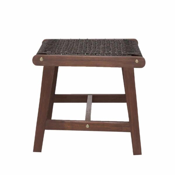 MESH ΣΚΑΜΠΟ ΚΑΦΕ ANTIQUE ΚΑΡΥΔΙ 57x41x35.5 22-0184 - Image 3