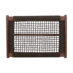 MESH ΣΚΑΜΠΟ ΚΑΦΕ ANTIQUE ΚΑΡΥΔΙ 57x41x35.5 22-0184 - Image 5