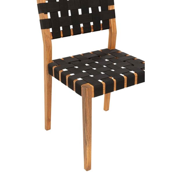 HASTAG ΚΑΡΕΚΛΑ ΜΑΥΡΟ ΦΥΣΙΚΟ 45x46x80 22-0186 - Image 5