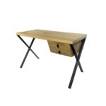 BOW ΓΡΑΦΕΙΟ 2ΣΥΡΤΑΡΙΑ ΦΥΣΙΚΟ 120x60x76 28-0280 - Image 3