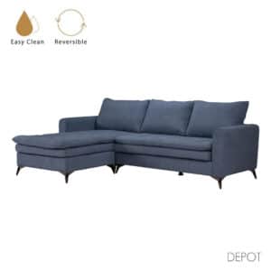 SCANDALO ΚΑΝΑΠΕΣ ΓΩΝΙΑ ΑΝΑΣΤΡΕΨΙΜΗ ΜΠΛΕ 265x188x99 71-0121