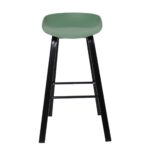 PENT Σκαμπό Bar, Μέταλλο Βαφή Μαύρο, PP Πράσινο 49x52x72/84cm - Image 5