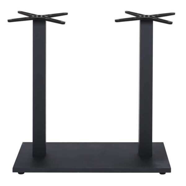 PRATO-W Βάση Τραπεζιού BAR 70x40cm H.93cm Μέταλλο Βαφή Μαύρο με Ρεγουλατόρο/ 17,50Kg 70x40 H.93cm - Image 2