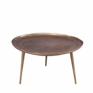 ZEN 74 COFFEE TABLE ΧΡΥΣΟ ROUGH ANTIQUE 74x74x40 04-0864