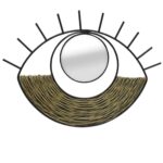 MATI ΚΑΘΡΕΠΤΗΣ ΤΟΙΧΟΥ ΦΥΣΙΚΟ ΜΑΥΡΟ 59x2x44 11-0305