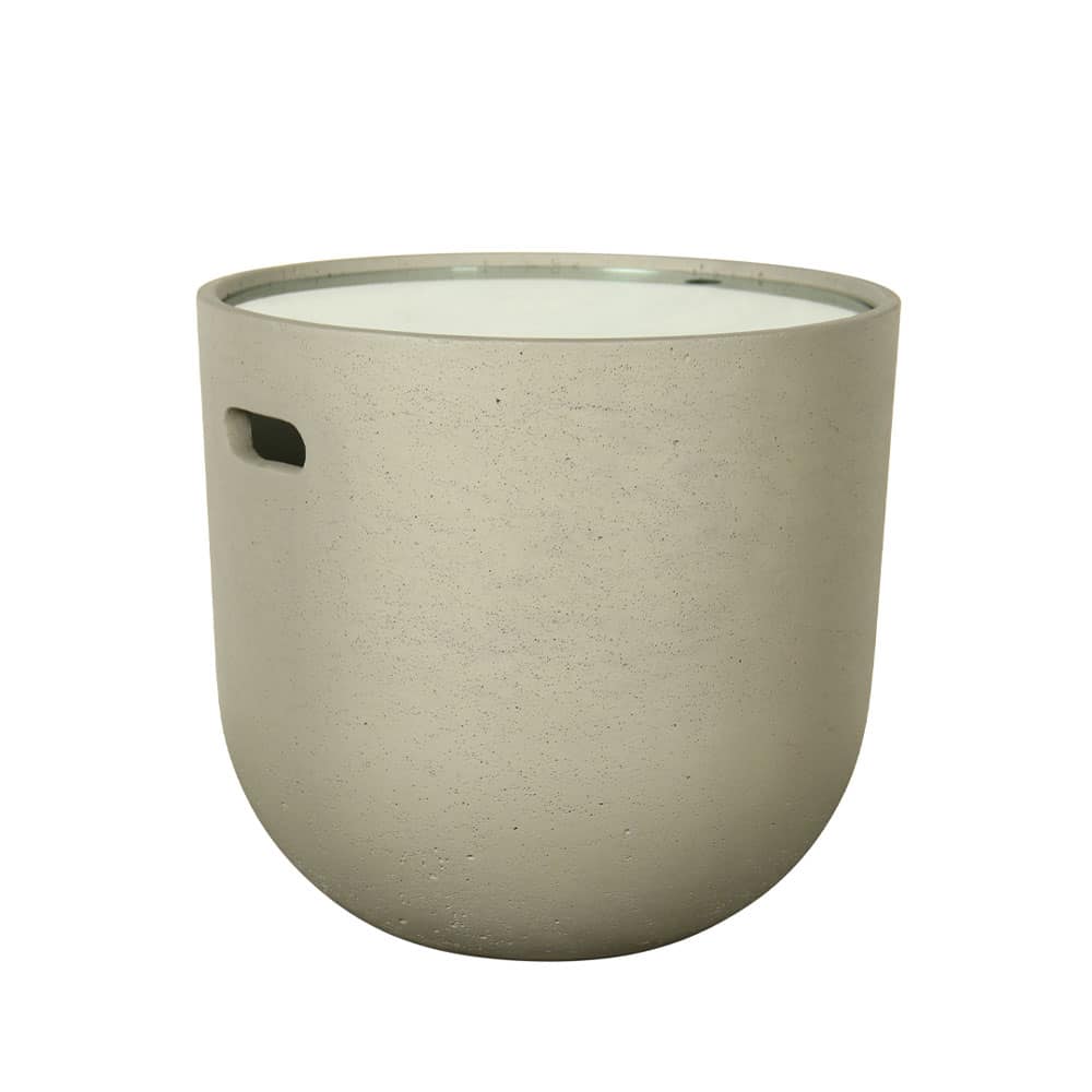 22-0102-pEZOm-first-_1 CAP COFFEE TABLE CEMENT ΑΝΟΙΧΤΟ 49x49x45 22-0102 - Image 1