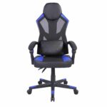 FUSION ΚΑΡΕΚΛΑ GAMING ΓΡΑΦΕΙΟΥ ΜΑΥΡΟ ΜΠΛΕ 50x74x137 25-0701 - Image 2