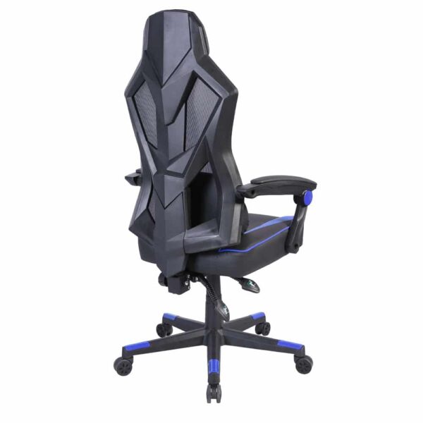 FUSION ΚΑΡΕΚΛΑ GAMING ΓΡΑΦΕΙΟΥ ΜΑΥΡΟ ΜΠΛΕ 50x74x137 25-0701 - Image 4