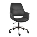 MINIMAL ΚΑΡΕΚΛΑ ΓΡΑΦΕΙΟΥ ΜΑΥΡΟ 65.5x64.5x106 25-0717