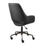 MINIMAL ΚΑΡΕΚΛΑ ΓΡΑΦΕΙΟΥ ΜΑΥΡΟ 65.5x64.5x106 25-0717 - Image 4