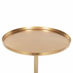 ΒΟΗΘΗΤΙΚΟ ΤΡΑΠΕΖΑΚΙ KAPPUR HM9726 ΞΥΛΟ MANGO ΣΕ ΚΑΡΥΔΙ-ΜΕΤΑΛΛΟ ΧΡΥΣΟ Φ38x62Υεκ - Image 3