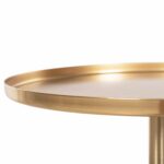 ΒΟΗΘΗΤΙΚΟ ΤΡΑΠΕΖΑΚΙ KAPPUR HM9726 ΞΥΛΟ MANGO ΣΕ ΚΑΡΥΔΙ-ΜΕΤΑΛΛΟ ΧΡΥΣΟ Φ38x62Υεκ - Image 5