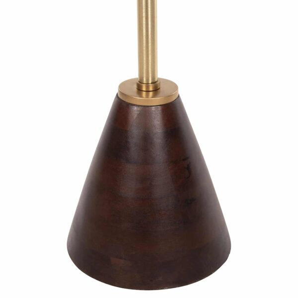 ΒΟΗΘΗΤΙΚΟ ΤΡΑΠΕΖΑΚΙ KAPPUR HM9726 ΞΥΛΟ MANGO ΣΕ ΚΑΡΥΔΙ-ΜΕΤΑΛΛΟ ΧΡΥΣΟ Φ38x62Υεκ - Image 6