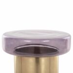 ΒΟΗΘΗΤΙΚΟ ΤΡΑΠΕΖΑΚΙ CARMO HM9728 ΜΩΒ ΓΥΑΛΙ-ΧΡΥΣΟ ΜΕΤΑΛΛΟ Φ39Χ54Υεκ - Image 5