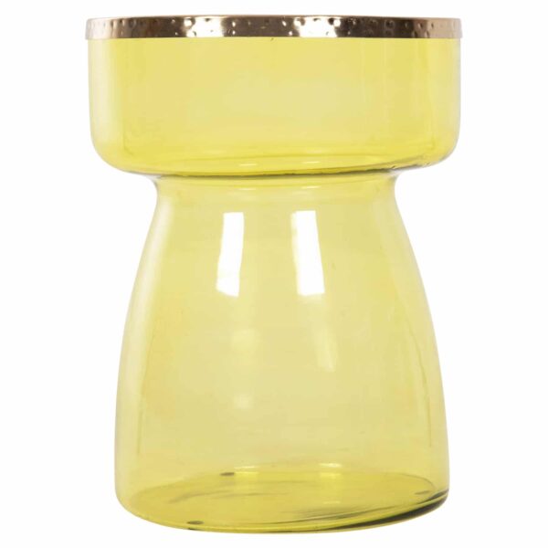 ΒΟΗΘΗΤΙΚΟ ΤΡΑΠΕΖΑΚΙ RANE HM9731 ΓΥΑΛΙ ΠΡΑΣΙΝΩΠΟ-ΧΡΥΣΟ ΜΕΤΑΛΛΟ TOP Φ36x47Υεκ. - Image 3