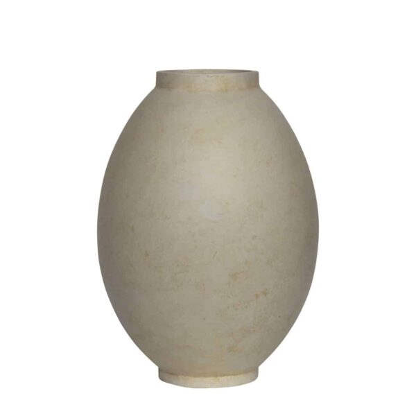 VASE-2 Βάζο Cement, Απόχρωση Beige Φ40x55cm Φ40x55cm - Image 2