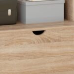 ΕΠΙΠΛΟ ΕΙΣΟΔΟΥ KAYLOR HM2474.01 ΜΕ ΚΡΕΜΑΣΤΡΕΣ&ΑΠΟΘ.ΧΩΡΟ- MDF ΣΕ ΣΟΝΑΜΑ 65x34x180Υεκ - Image 6