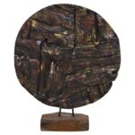 ΕΠΙΤΡΑΠΕΖΙΟ ΔΙΑΚΟΣΜΗΤΙΚΟ ΜΑΣΙΦ ΞΥΛΟ ΤEAK ΦΥΣΙΚΟ HM7718 50X15X64YΕΚ. - Image 3