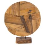 ΕΠΙΤΡΑΠΕΖΙΟ ΔΙΑΚΟΣΜΗΤΙΚΟ ΜΑΣΙΦ ΞΥΛΟ ΤEAK ΦΥΣΙΚΟ HM7718 50X15X64YΕΚ. - Image 5