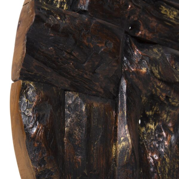 ΕΠΙΤΡΑΠΕΖΙΟ ΔΙΑΚΟΣΜΗΤΙΚΟ ΜΑΣΙΦ ΞΥΛΟ ΤEAK ΦΥΣΙΚΟ HM7718 50X15X64YΕΚ. - Image 6