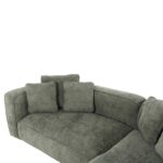 ΚΑΝΑΠΕΣ ΓΩΝΙΑ 3-ΘΕΣΙΟΣ GRACE HM3280.05R ΠΡΑΣΙΝΟ ΥΦΑΣΜΑ 252x105-160x70-90Υεκ. - Image 6