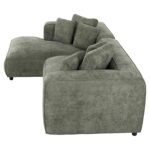 ΚΑΝΑΠΕΣ ΓΩΝΙΑ (ΑΡΙΣΤΕΡΗ) 3-ΘΕΣΙΟΣ GRACE HM3280.05L ΠΡΑΣΙΝΟ ΥΦΑΣΜΑ 252x160x70-90Υεκ - Image 4