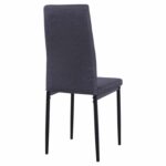 ΚΑΡΕΚΛΑ ΜΕΤΑΛΛΙΚΗ LADY HM0037.20 ΓΚΡΙ ΥΦΑΣΜΑ ΜΕΤΑΛΛΙΚΟ ΣΚΕΛΕΤΟ K/D 40x48x95 - Image 5