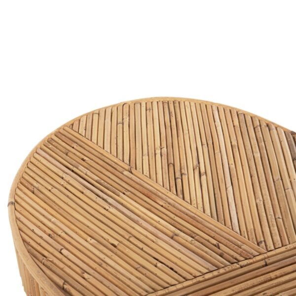 ΚΟΝΣΟΛΑ ΟΒΑΛ GATSBY HM9871 ΦΥΣΙΚΟ RATTAN ΣΕ ΦΥΣΙΚΟ ΧΡΩΜΑ 110x45x74,5Υεκ. - Image 6