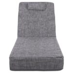 ΜΑΞΙΛΑΡΙ ΞΑΠΛΩΣΤΡΑΣ TEXTILENE SIFNOS ΓΚΡΙ HM11761.10 200(120+80)x70x20Yεκ. - Image 6