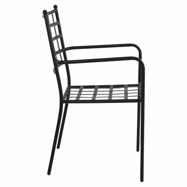 metalliki-polythrona-fb95508-se-mayri-ap-3 ΜΕΤΑΛΛΙΚΗ ΠΟΛΥΘΡΟΝΑ REAGAN HM5508 ΣΕ ΜΑΥΡΗ ΑΠΟΧΡΩΣΗ 46x58x88 cm - Image 4