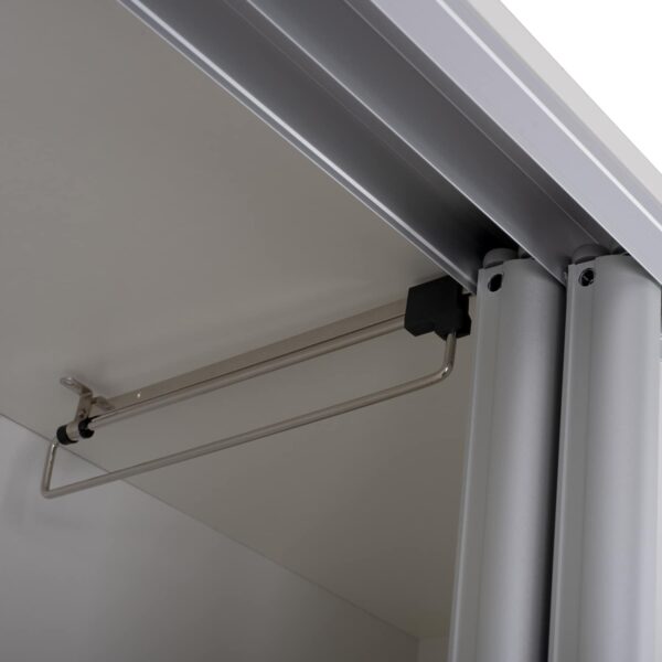 ΝΤΟΥΛΑΠΑ ΣΥΡΟΜΕΝΗ ADLER ΜΕΛΑΜΙΝΗΣ 90x45x210Yεκ. ΛΕΥΚΗ 2ΦΥΛΛΗ HM2436.03 - Image 6