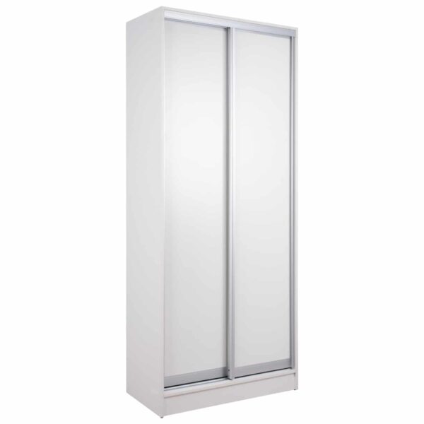 ΝΤΟΥΛΑΠΑ ΣΥΡΟΜΕΝΗ ADLER ΜΕΛΑΜΙΝΗΣ 90x45x210Yεκ. ΛΕΥΚΗ 2ΦΥΛΛΗ HM2436.03 - Image 1