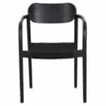 ΠΟΛΥΘΡΟΝΑ OSLO HM9636.12 ΞΥΛΟ TEAK ΜΑΥΡΟ & ΜΑΥΡΟ ΣΧΟΙΝΙ 55x54x80Yεκ. - Image 3