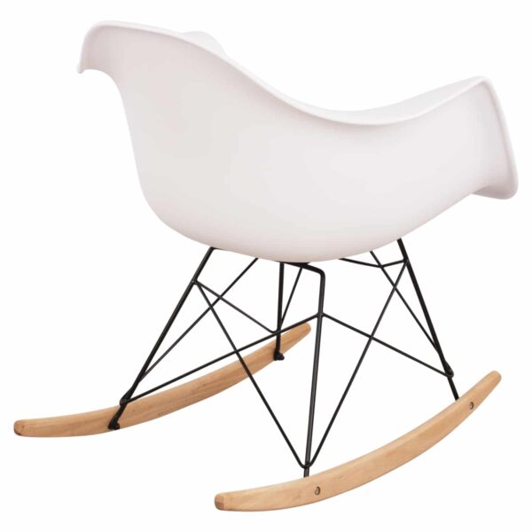 ΠΟΛΥΘΡΟΝΑ ΚΟΥΝΙΣΤΗ ΜΕ ΚΑΘΙΣΜΑ ΛΕΥΚΟ MIRTO & ΜΑΥΡΟ ΣΚΕΛΕΤΟ HM0035.11 61x71x64 εκ. - Image 5