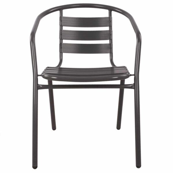 ΠΟΛΥΘΡΟΝΑ LAURA ΜΕΤΑΛΛΙΚΗ ΓΚΡΙ ΜΕ ΦΕΤΕΣ ΑΛΟΥΜΙΝΙΟΥ HM5037.01 54x59x73Υ εκ. - Image 3