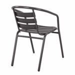 ΠΟΛΥΘΡΟΝΑ LAURA ΜΕΤΑΛΛΙΚΗ ΓΚΡΙ ΜΕ ΦΕΤΕΣ ΑΛΟΥΜΙΝΙΟΥ HM5037.01 54x59x73Υ εκ. - Image 5